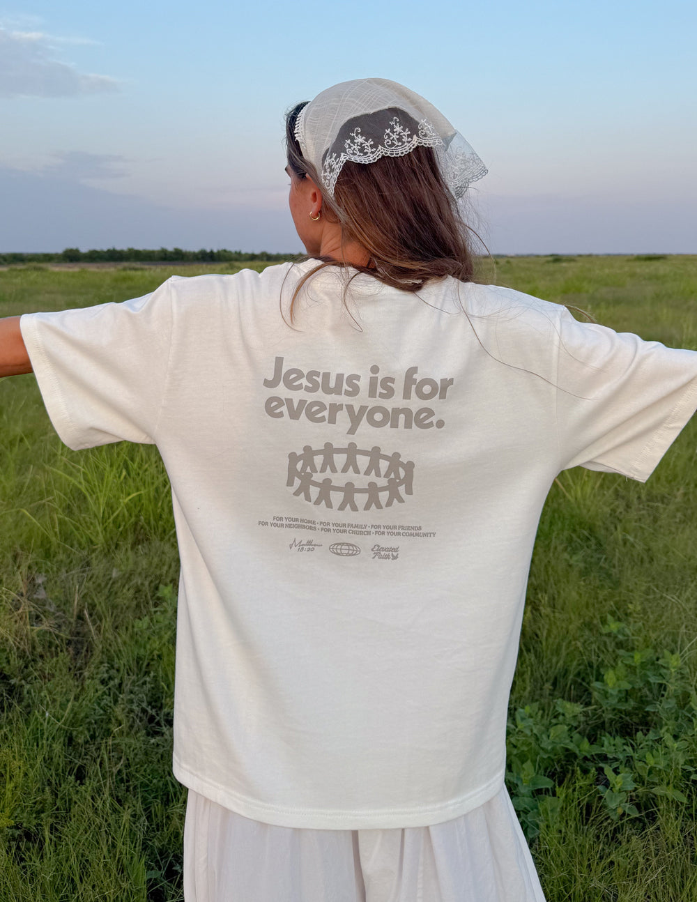 Jesus Is for Everyone Heavyweight Tee by Elevated Faith