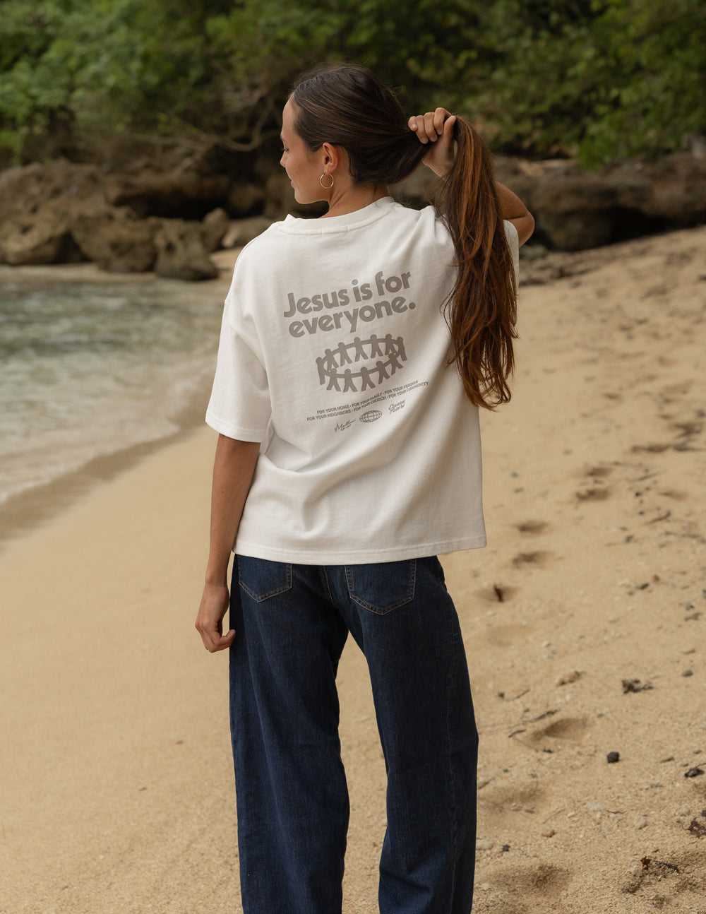 Jesus Is for Everyone Heavyweight Tee by Elevated Faith