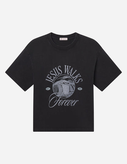 Jesus Walks Heavyweight Tee by Elevated Faith