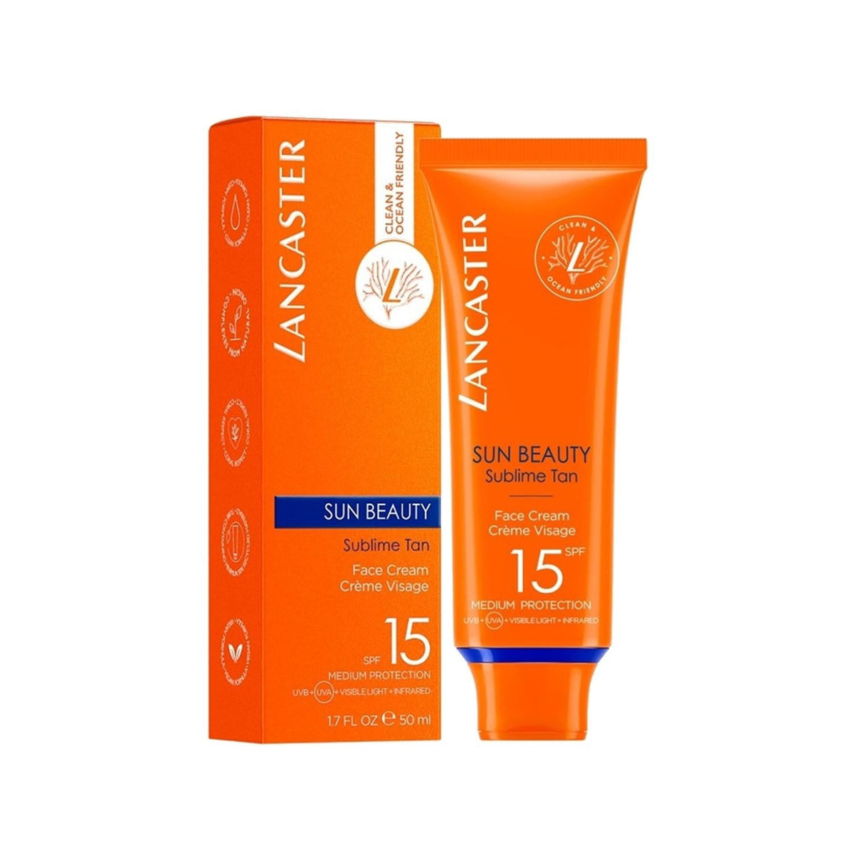 Lancaster Sun Beauty silky face cream SPF 15, 50ml