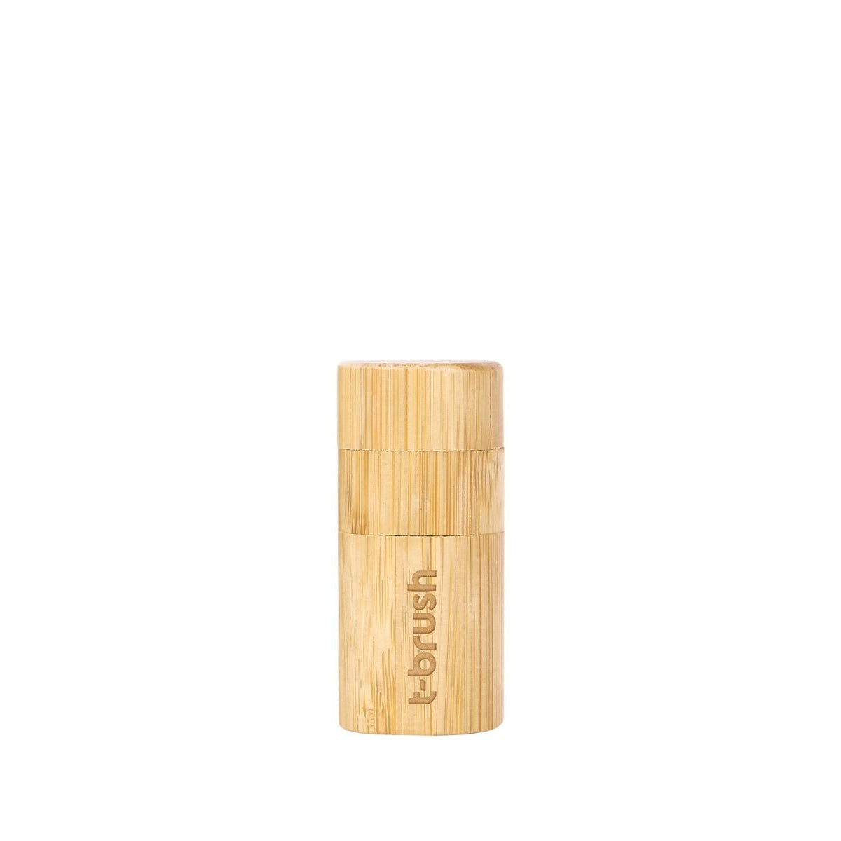 T-Brush Mint Flavored Dental Floss in Eco-Friendly Bamboo Container - Natural Oral Care for Healthy Teeth and Fresh Breath by Beauty Care Bag