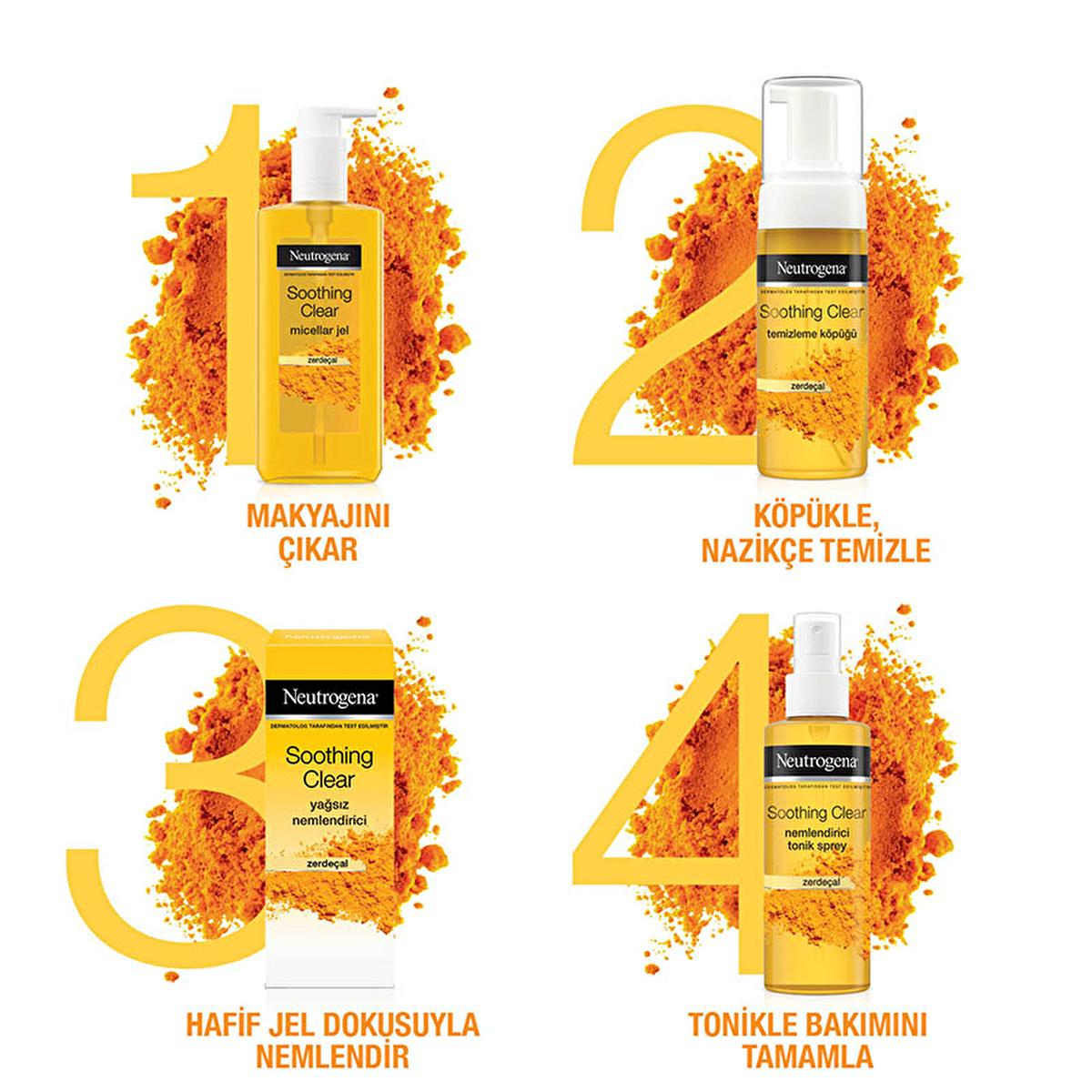 Neutrogena Micellar Makeup Cleansing Gel - Gentle, Oil-Free, Non-Comedogenic Cleanser for Sensitive Skin, Removes Waterproof Makeup by Beauty Care Bag