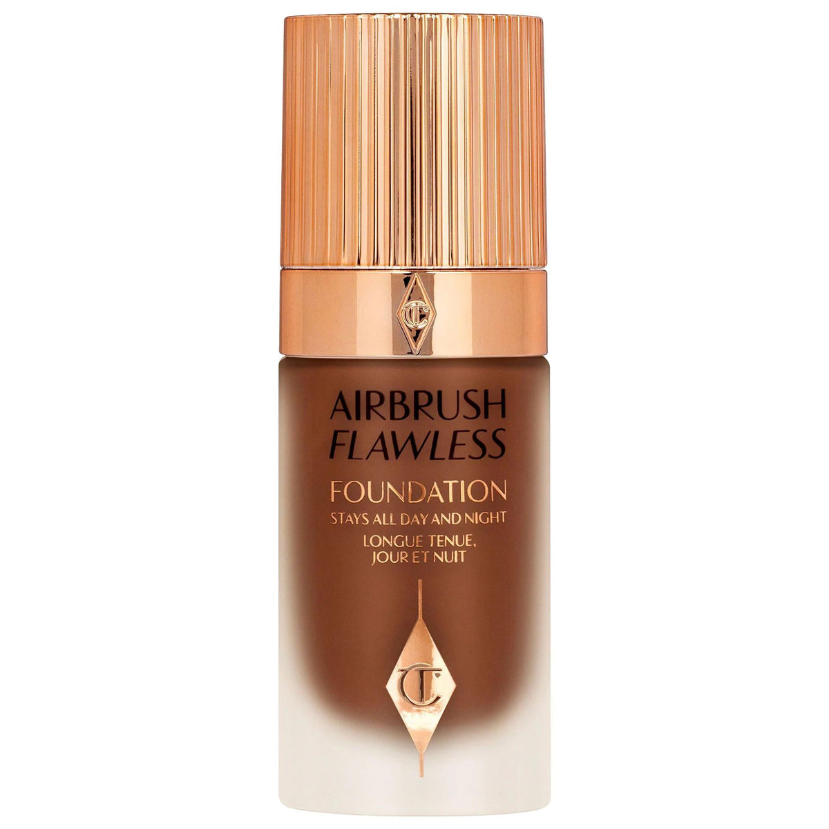 Charlotte Tilbury Airbrush Flawless Foundation: Full Coverage, Matte Finish, Longwear & Wrinkle Reducing - Hydrating, Vegan & Cruelty-Free by Beauty Care Bag
