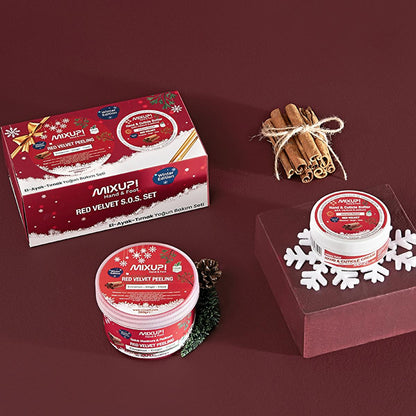 Mixup. Manicure & Pedicure Set - Professional Nail Care at Home with Peeling Cream & Nourishing Butter for Hands and Feet by Beauty Care Bag