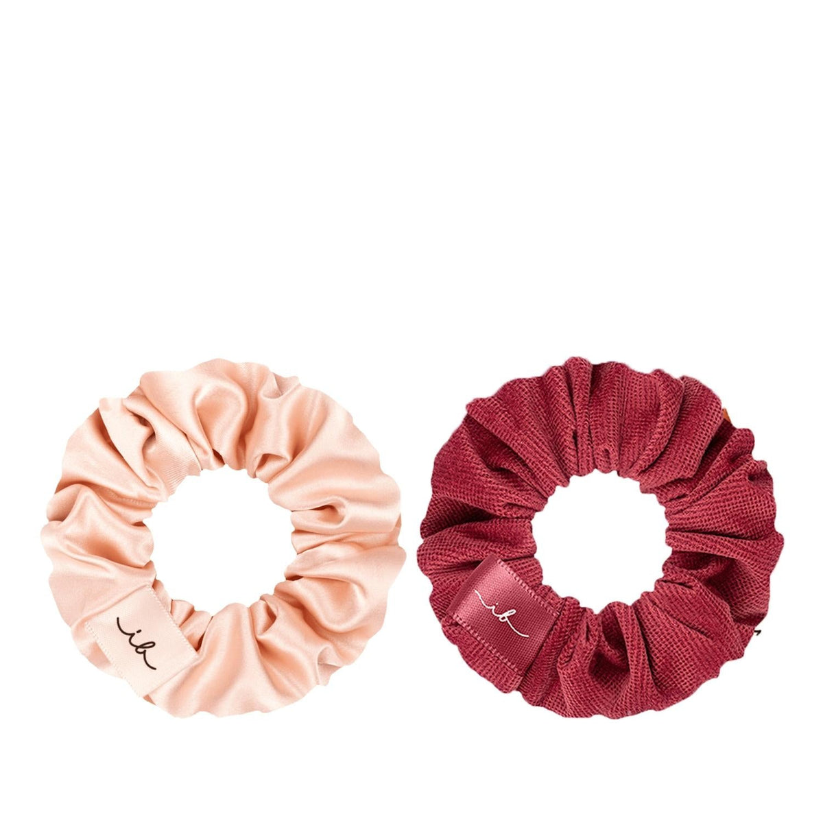 Invisibobble Sprunchie Slim Premium You Make Me Blush 2-Piece Hair Ties - Stylish, Comfortable Hair Accessories by Beauty Care Bag