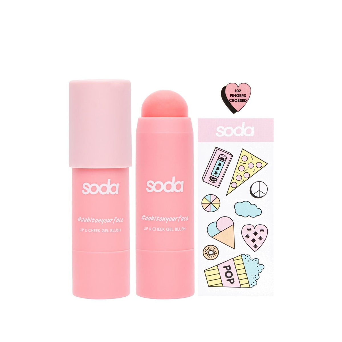 Soda Lip & Cheek Gel Blush 102 by Beauty Care Bag