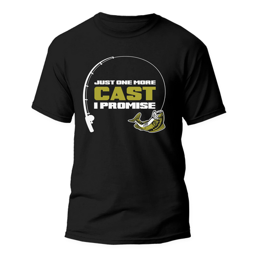 Just One More Cast Man T-Shirt by Outdoorzees