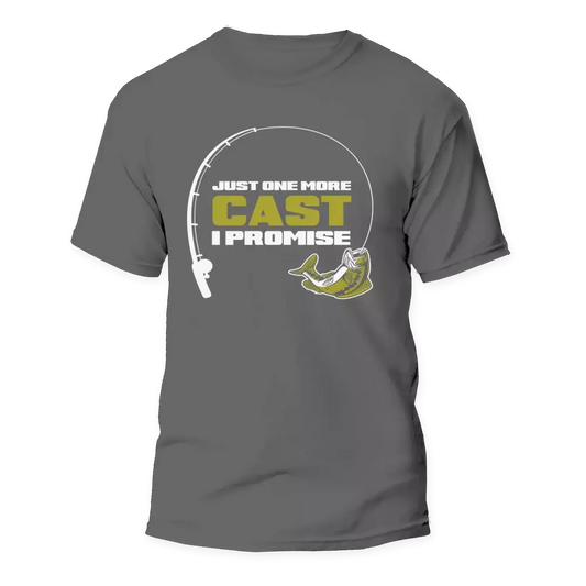 Just One More Cast Man T-Shirt by Outdoorzees