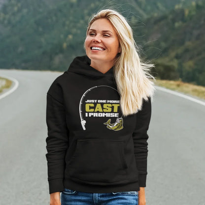 Just One More Cast Unisex Hoodie by Outdoorzees
