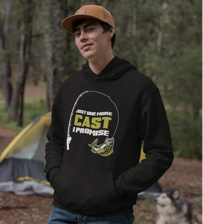 Just One More Cast Unisex Hoodie by Outdoorzees