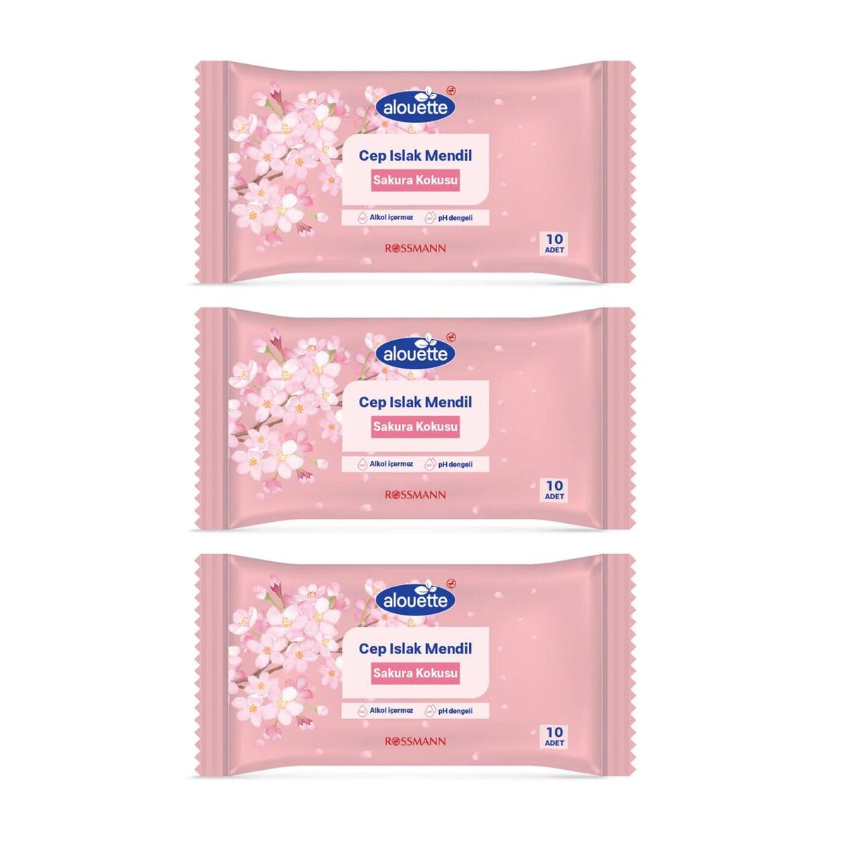 Alouette Sakura Pocket Tissues Soft Cherry Blossom Scent 3x10 Pack by Beauty Care Bag