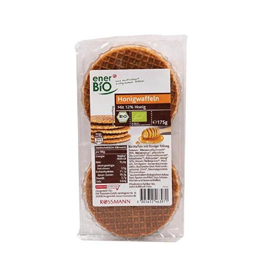 Enerbio Organic Honey Flavored Wafer - Healthy Snack for Kids & Adults, 175g by Beauty Care Bag