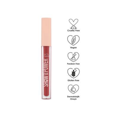 Show By Pastel Show Your Power 604: Long-Lasting, No-Transfer Vegan Liquid Matte Lipstick for All-Day Comfort by Beauty Care Bag