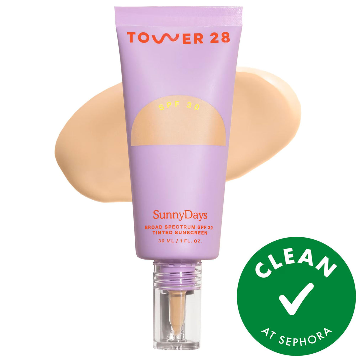 SunnyDays tinted sunscreen foundation SPF 30 with light coverage