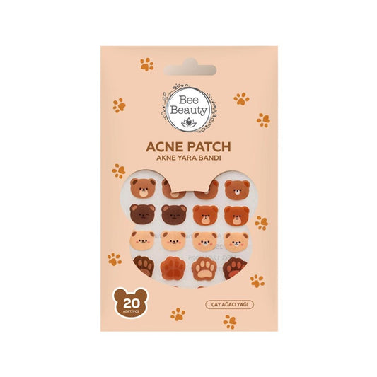 Bee Beauty Bear-Patterned Blemish Patches 20 Count by Beauty Care Bag