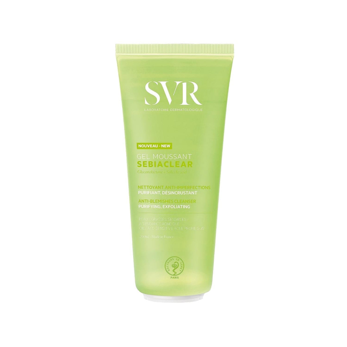 SVR Sebiaclear Gel Moussant 200ml, 6.76 Fl Oz by Beauty Care Bag