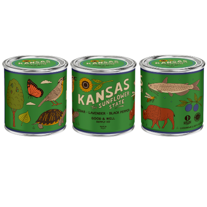 Kansas State Candle by Good & Well Supply Co.