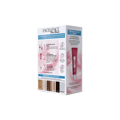 Loreal Paris Excellence Pure Blonde: Ultra Light Ash Blonde Hair Dye - 100% Gray Coverage, Hi-Lift Blonde, At-Home Hair Color Kit by Beauty Care Bag