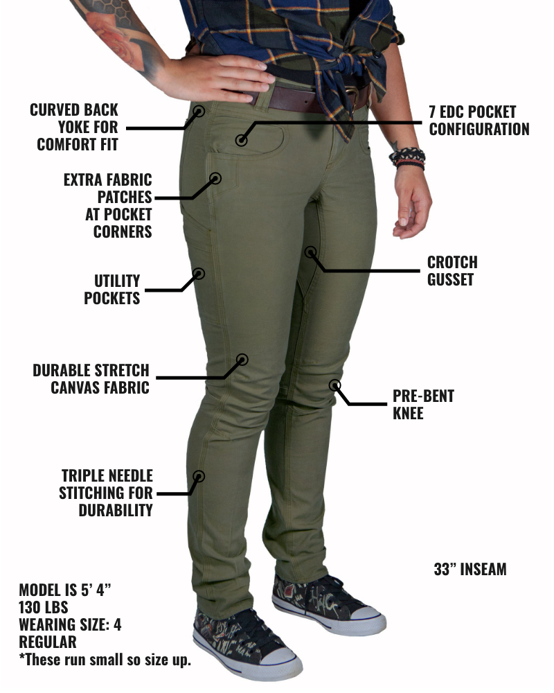 Kestral Women's Pant - Dark Olive by Off The Grid Surplus