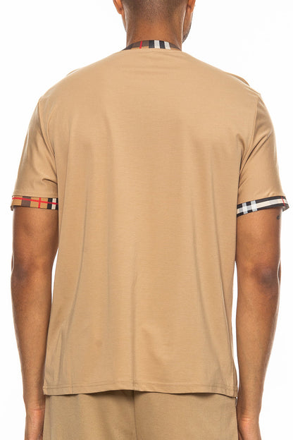 Checkered Detail Polo by Lime Milo
