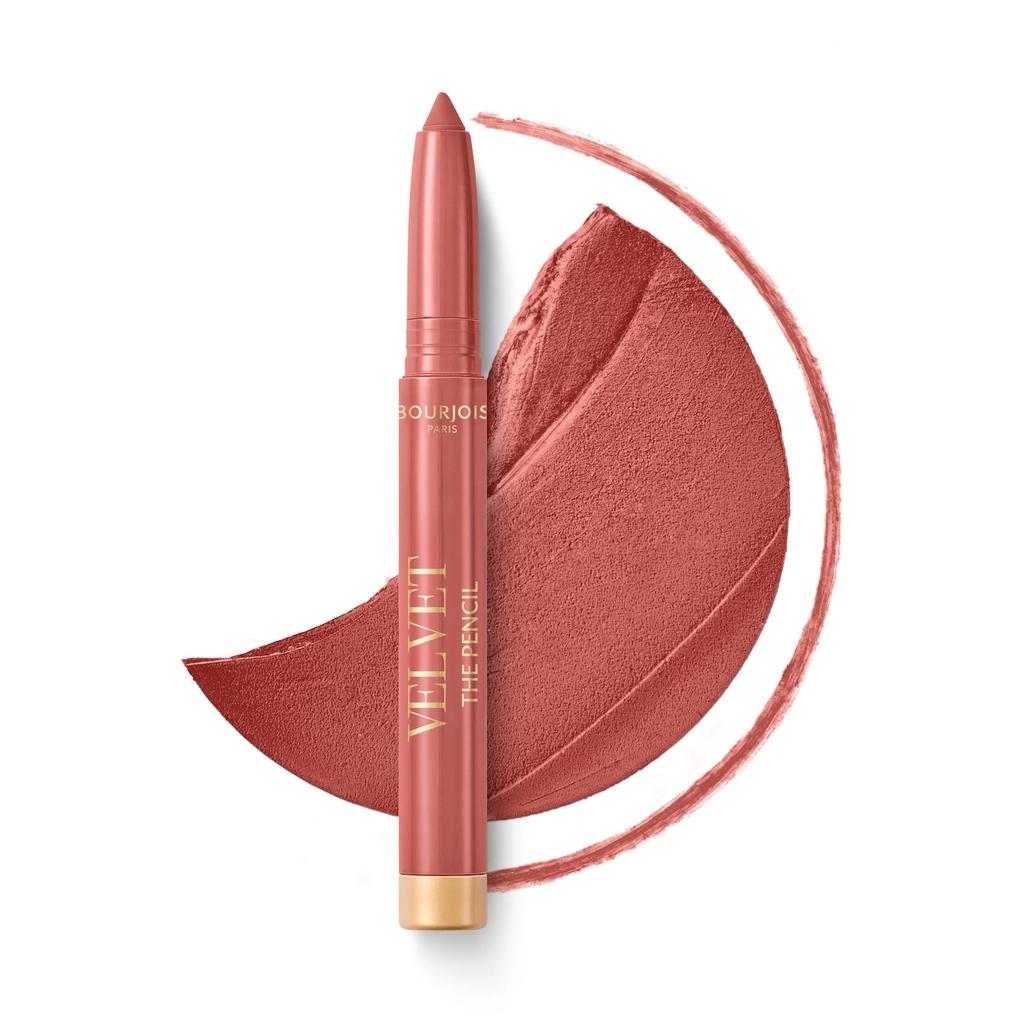 Bourjois Velvet The Pencil Matte Lipstick 01 Nudifull 3g by Beauty Care Bag