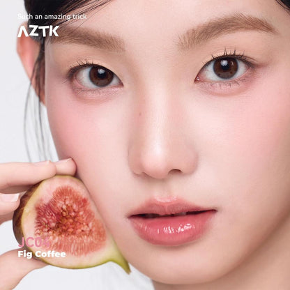 AZTK Liquid Blush Jelly Effect JC04 Fig Coffee by Beauty Care Bag