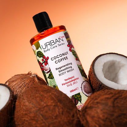 Urban Care Moisturizing Coconut Coffee Shower Gel - Nourishing Hydrating Body Wash for Dry Skin by Beauty Care Bag