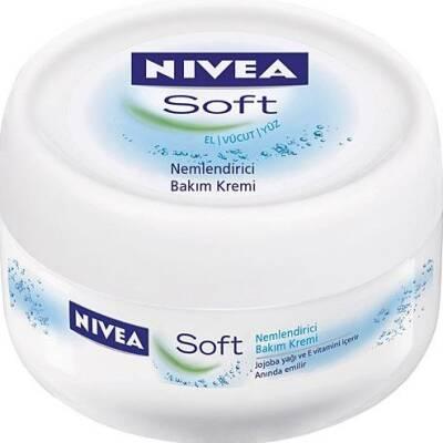 Nivea Soft Moisturizing Cream - 6.76 fl oz - Vitamin E & Jojoba Oil for Daily Skin Hydration, Face & Body - Dermatologically Tested by Beauty Care Bag