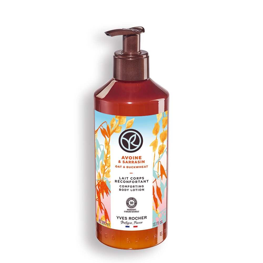 L'Occitane Body Lotion - Soothing Oat & Buckwheat - Moisturizing, Non-Greasy, 13.2 fl oz by Beauty Care Bag