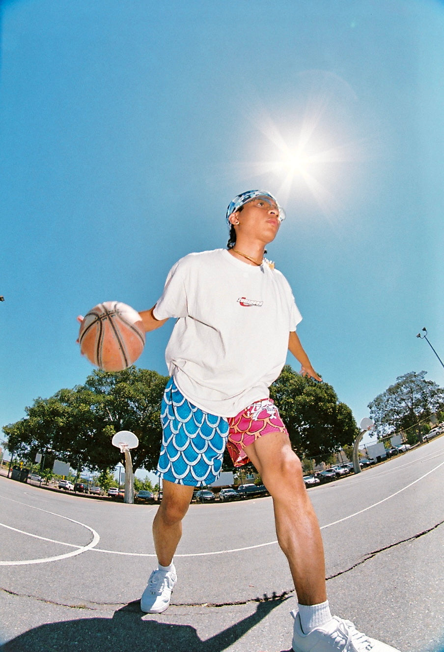 Beast anime mesh shorts – view 2