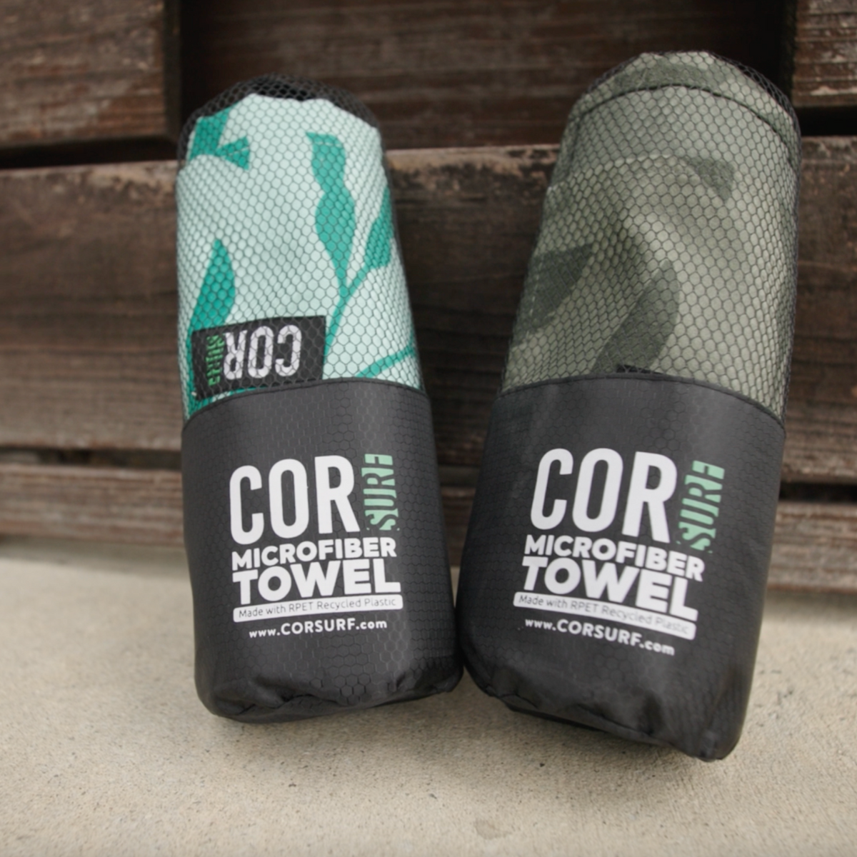 Quick-Dry Eco Travel Towels by COR Surf