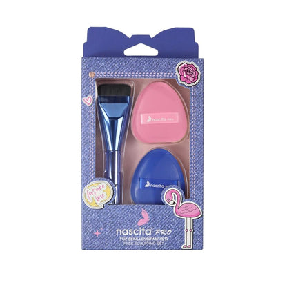 Nascita Face Sculpting Set for Seamless Contouring by Beauty Care Bag
