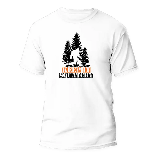 Keep It Squatchy Man T-Shirt by Outdoorzees