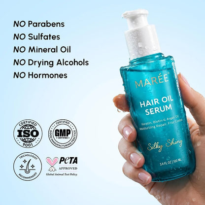 Keratin hair oil serum – view 4