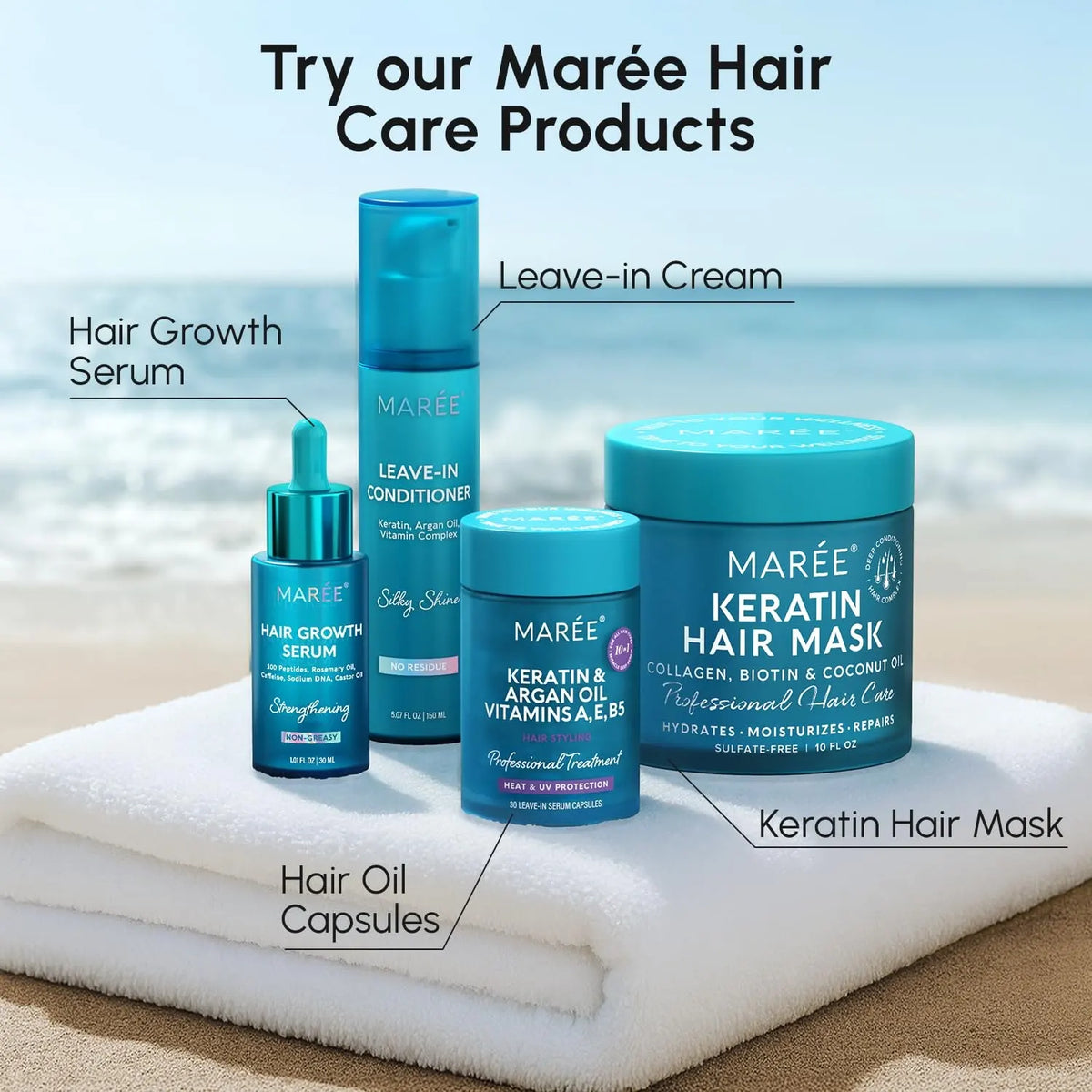 Keratin hair oil serum – view 9