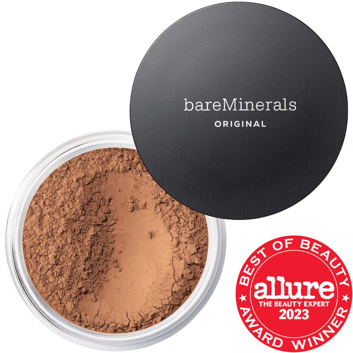 BareMinerals Original Loose Talc-Free Mineral Foundation SPF 15: Natural Luminous Finish, Vegan & Cruelty-Free, Breathable Coverage by Beauty Care Bag