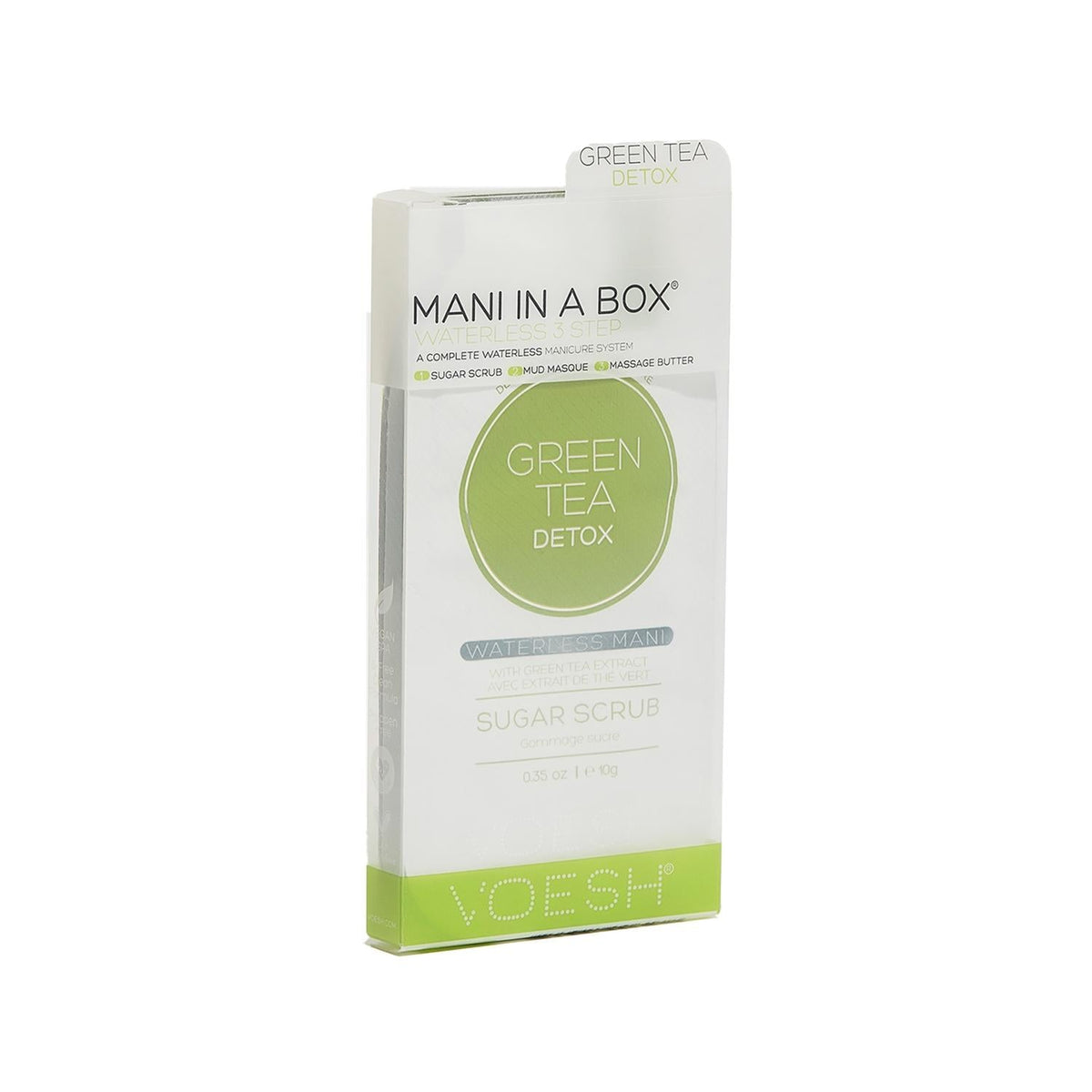Voesh New York Deluxe Manicure Kit - 3-Step Nail Care Set with Green Tea for At-Home Pampering by Beauty Care Bag