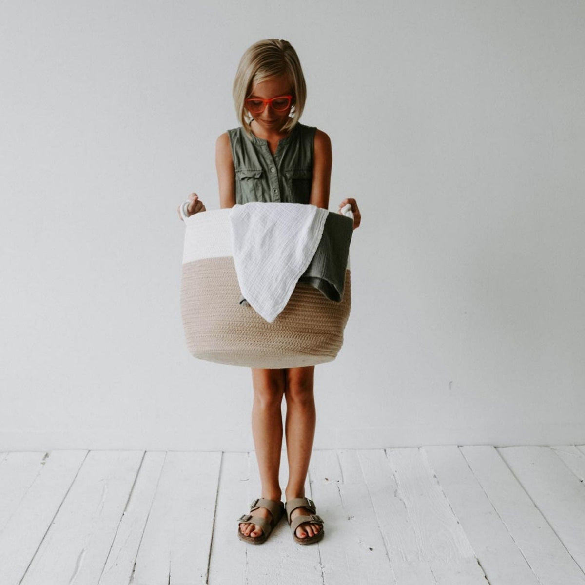 Rope Storage Basket by Parker Baby Co.