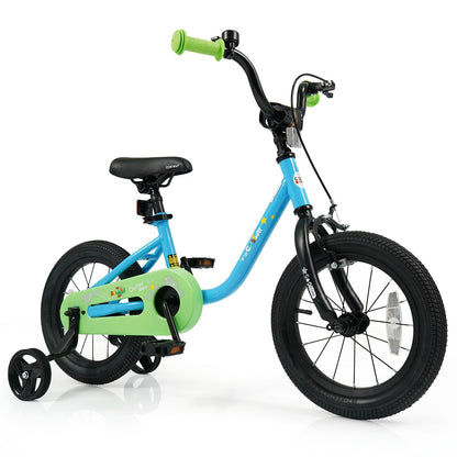 Kids Bike for 3-7 Years Old Boys and Girls 12/14/16-Inch Children Bicycle Blue by GBruno Store