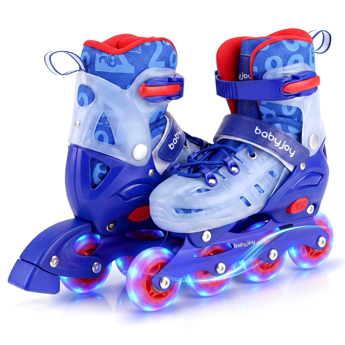 Kids Inline Skates with Light Up Wheels for Beginners Ages 9-14 by GBruno Store