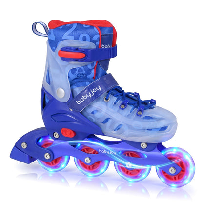Kids Inline Skates with Light Up Wheels for Beginners Ages 9-14 by GBruno Store