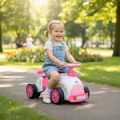 Kids Ride On Car Sliding Toy with Music and Under-Seat Storage by GBruno Store