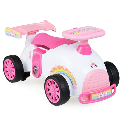 Kids Ride On Car Sliding Toy with Music and Under-Seat Storage by GBruno Store
