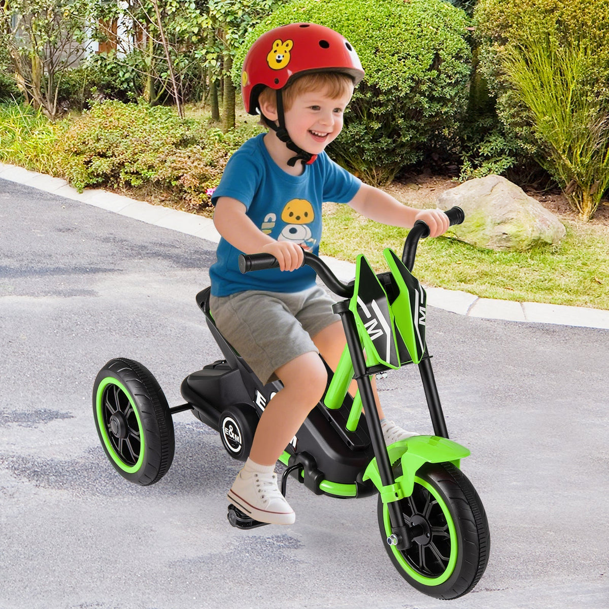 Kids Tricycle 3-Wheel Toddler Bike with Foot Pedals Forward Backward by GBruno Store