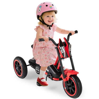Kids Tricycle 3-Wheel Toddler Bike with Foot Pedals Forward Backward by GBruno Store