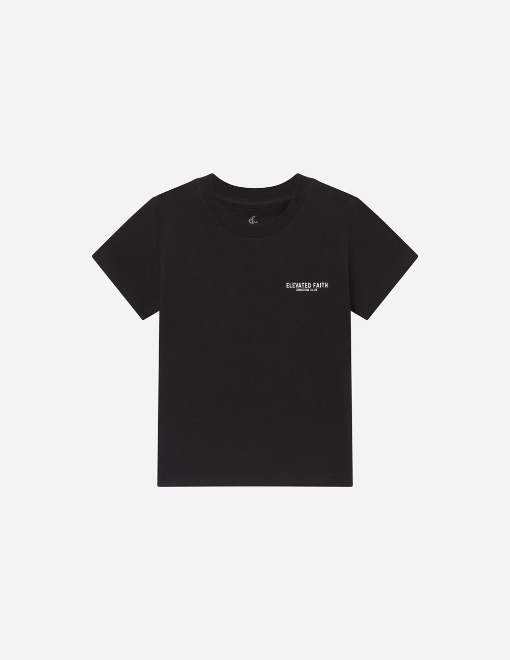 Kingdom Club Black Kids Tee by Elevated Faith