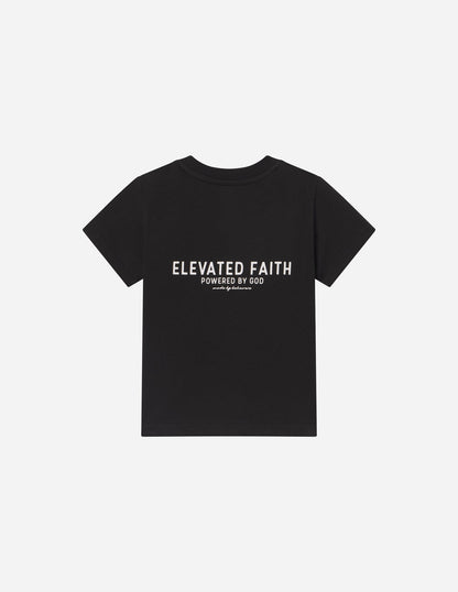 Kingdom Club Black Kids Tee by Elevated Faith