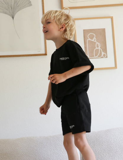 Kingdom Club Black Kids Tee by Elevated Faith
