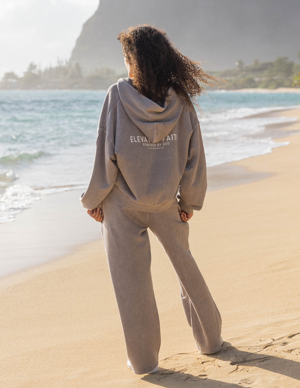 Kingdom Club Brown Full-Zip Hoodie by Elevated Faith