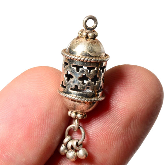 Sterling Silver Ornate Dangle Charm - 35mm by Continental Bead Suppliers